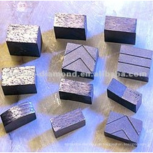 Unterschiedliche Form von Diamantsegmenten für Sägeblatt und Schleifwerkzeuge